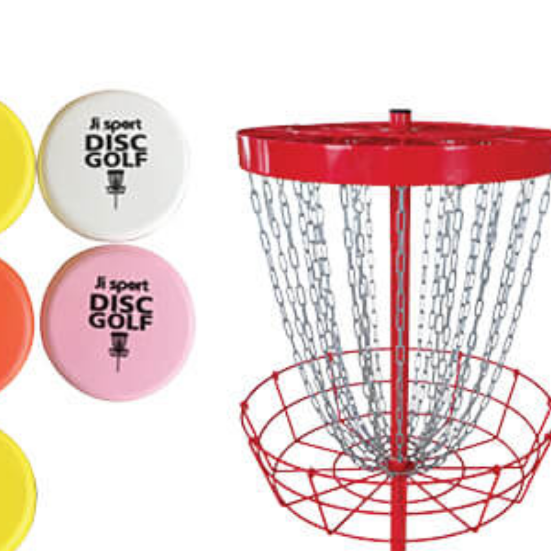 Disc golf skolepakke med hjul - 9 kurve