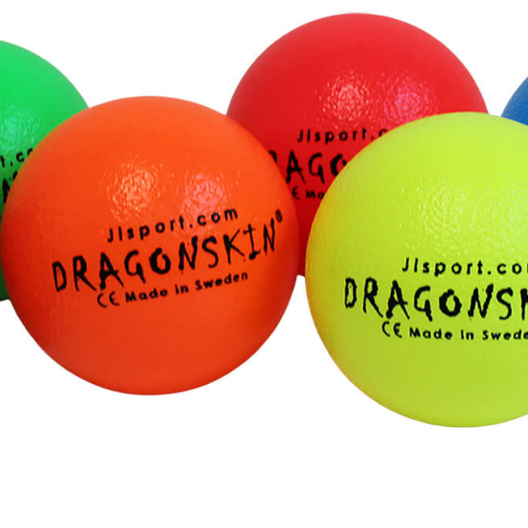 Dragonskin regnbue skumboldpakke - 9 cm