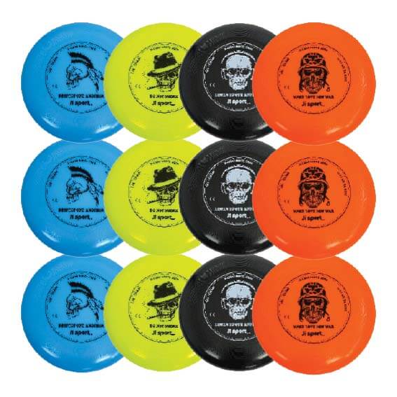 12 stk. Frisbee - Jr. Ultimate