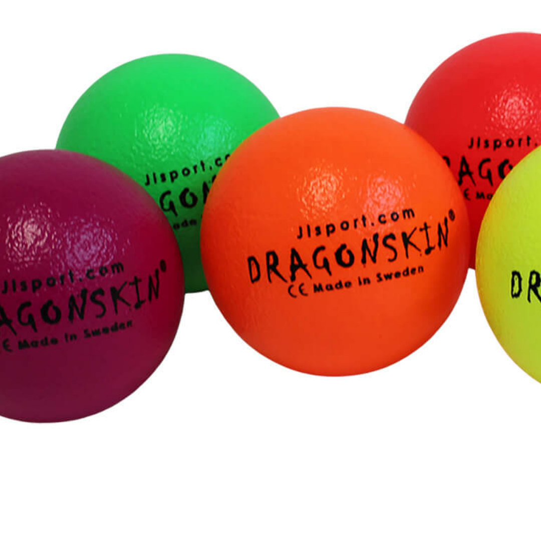 Dragonskin regnbue skumboldpakke - 9 cm