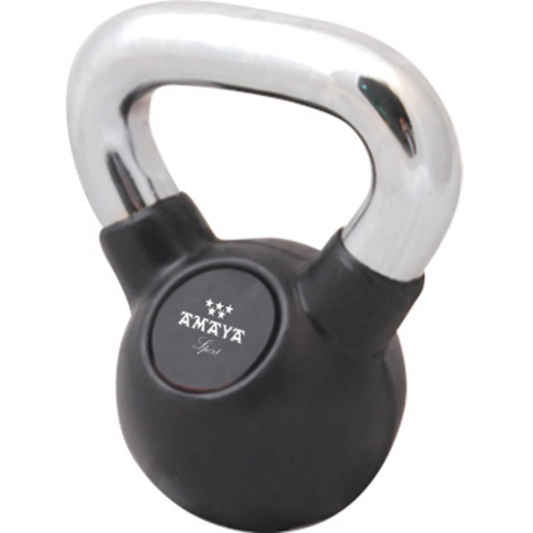 Kettle Bells gummi m/kromhåndtag 4-24kg