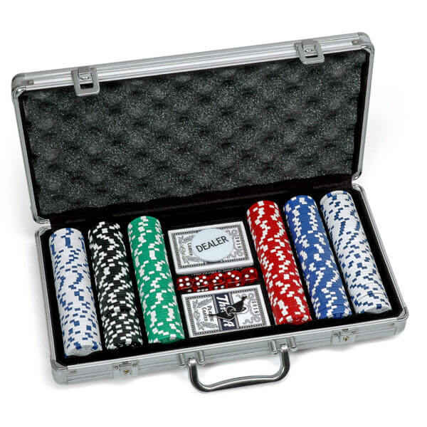 Pokersæt i alu kuffert - Ji sport - din