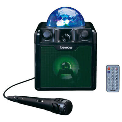 Lenco Bluetooth karaokesæt med lys